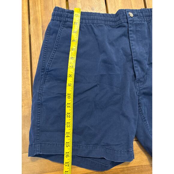 Polo Ralph Lauren Shorts Men's L Classic Fit Elastic Waist Drawstring Navy - Picture 5 of 8